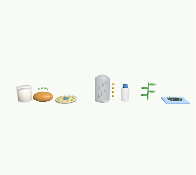 Microbios útiles y biotecnología en 3D